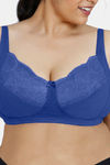 Zivame True Curv Double Layered Non Wired 3/4th Coverage Sag Lift Bra - Sodalite Blue — thumbnail 4